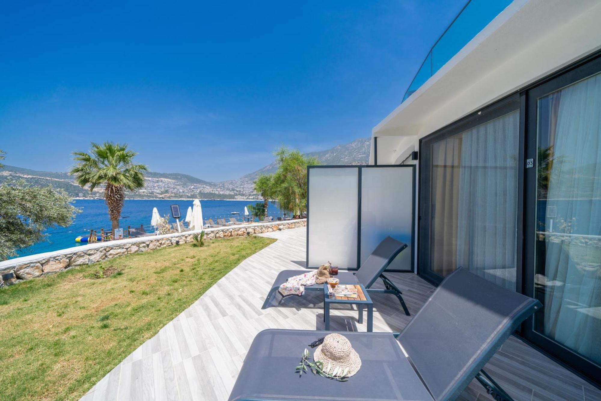 Kalkan Beach Park Hotel Kaş Dış mekan fotoğraf