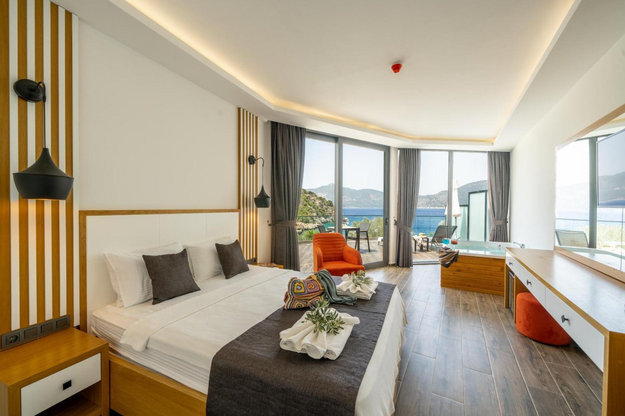 Kalkan Beach Park Hotel Kaş Dış mekan fotoğraf